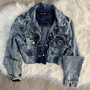 Crop denim jacket 🔥✨